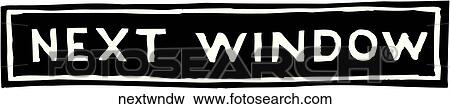 Next Window View Large Clip Art Graphic Clip Art - Next Window. Fotosearch