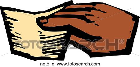 Clipart - Note. Fotosearch