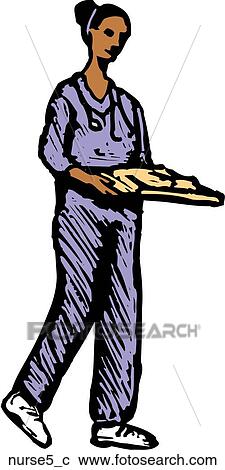 Clipart - Nurse 5. Fotosearch
