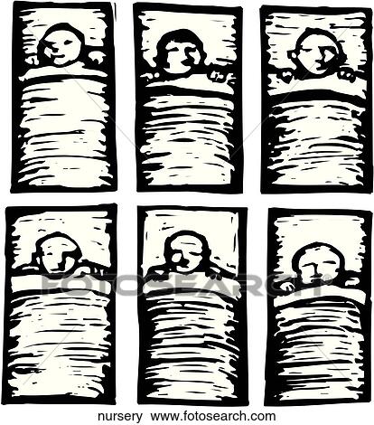 Nursery View Large Clip Art Graphic Clip Art - Nursery. Fotosearch