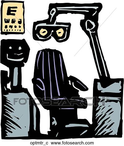 Clipart - Optometrist. Fotosearch