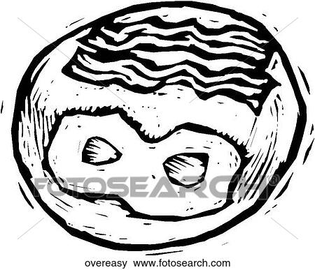 Over Easy View Large Clip Art Graphic Clip Art - Over Easy. Fotosearch