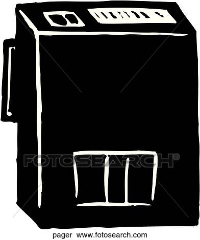 Clipart - Pager. Fotosearch
