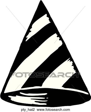 Clipart - Party Hat 2. Fotosearch