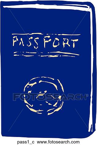 Passport 1 View Large Clip Art Graphic Clipart - Passport 1. Fotosearch