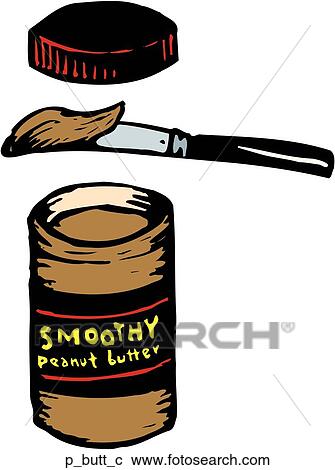 Clipart - Peanut Butter. Fotosearch