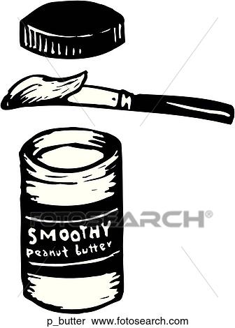Clipart - Peanut Butter. Fotosearch