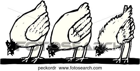 Pecking Order View Large Clip Art Graphic Clipart - Pecking Order. Fotosearch