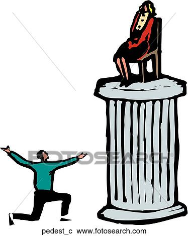 Clipart - Pedestal. Fotosearch