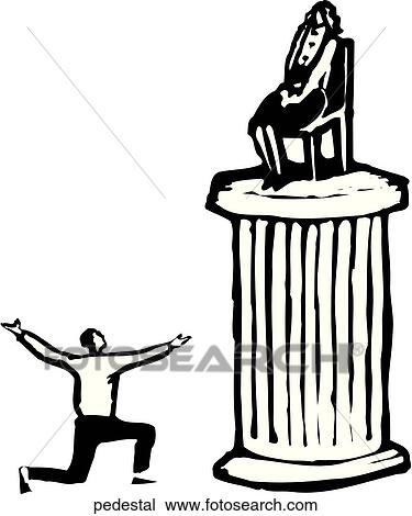 Clipart - Pedestal. Fotosearch