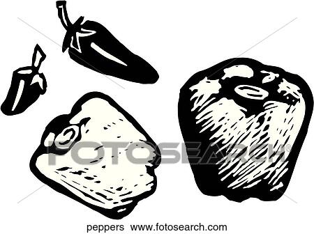 Peppers View Large Clip Art Graphic Clip Art - Peppers. Fotosearch