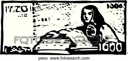 Peso View Large Clip Art Graphic Clipart - Peso. Fotosearch
