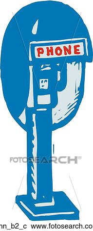 Clipart - Phone Booth 2. Fotosearch