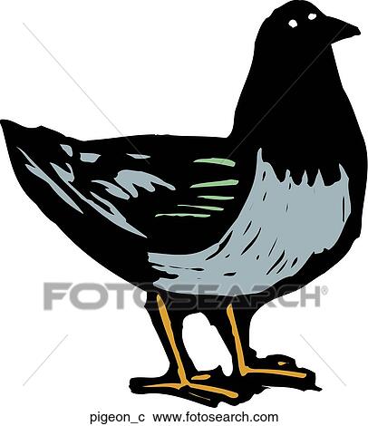 Clipart - Pigeon. Fotosearch