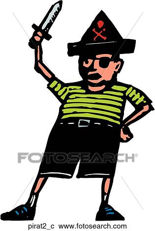 Pirate 2 View Large Clip Art Graphic Clipart - Pirate 2. Fotosearch