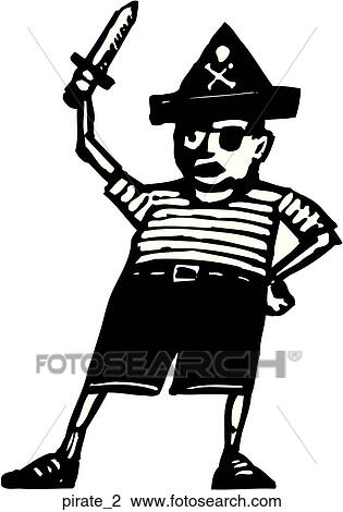 Pirate 2 View Large Clip Art Graphic Clipart - Pirate 2. Fotosearch