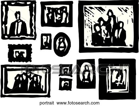 Clip Art - Portrait. Fotosearch