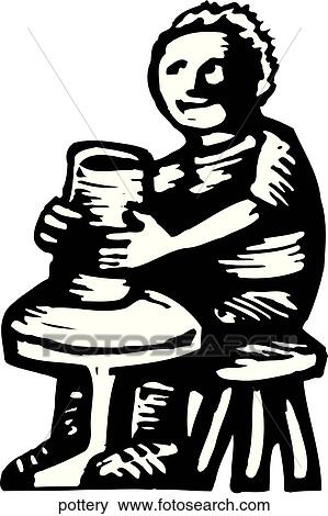 Pottery View Large Clip Art Graphic Clip Art - Pottery. Fotosearch
