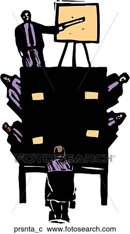 Clipart - Presentation. Fotosearch