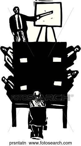Clipart - Presentation. Fotosearch