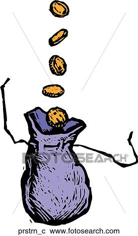 Clipart - Purse Strings. Fotosearch