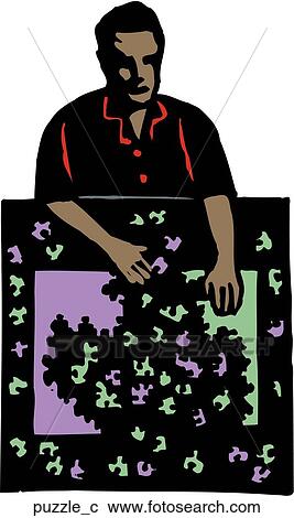 Puzzles View Large Clip Art Graphic Clipart - Puzzles. Fotosearch