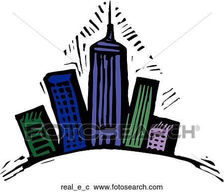 Clipart - Real Estate. Fotosearch