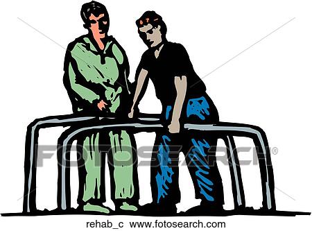 Rehab View Large Clip Art Graphic Clipart - Rehab. Fotosearch