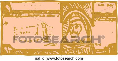 Clipart - Rial. Fotosearch