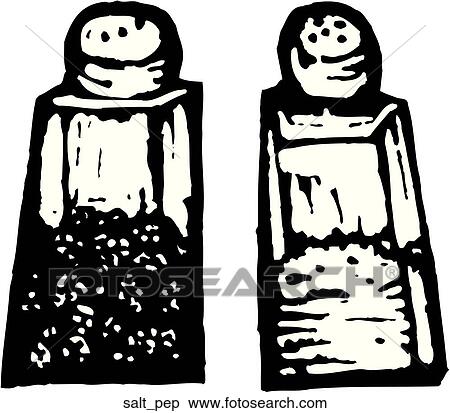Salt 'n Pepper View Large Clip Art Graphic Clipart - Salt 'n Pepper. Fotosearch