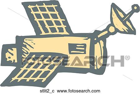 Satellite 2 View Large Clip Art Graphic Clipart - Satellite 2. Fotosearch
