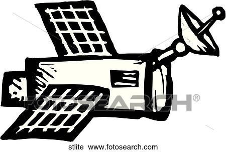 Satellite 2 View Large Clip Art Graphic Clipart - Satellite 2. Fotosearch