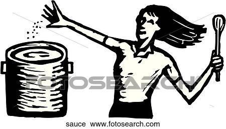 Sauce View Large Clip Art Graphic Clipart - Sauce. Fotosearch