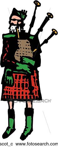 Scot View Large Clip Art Graphic Clipart - Scot. Fotosearch