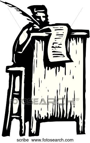 Scribe View Large Clip Art Graphic Clipart - Scribe. Fotosearch