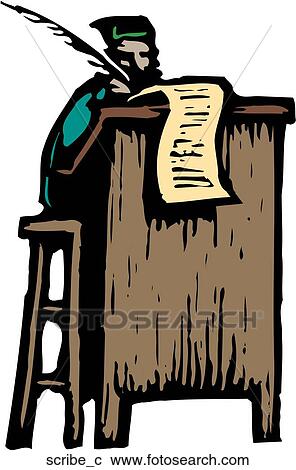 Scribe View Large Clip Art Graphic Clipart - Scribe. Fotosearch