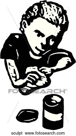 Sculpt View Large Clip Art Graphic Clip Art - Sculpt. Fotosearch
