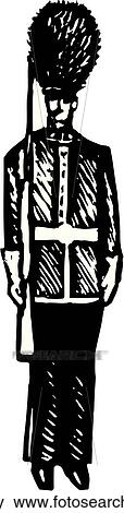Clip Art - Sentry. Fotosearch