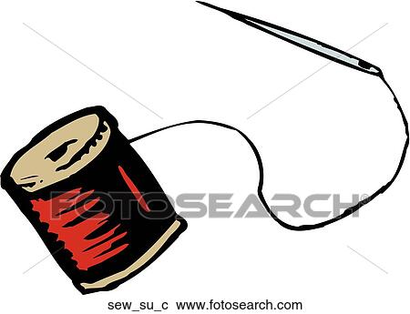 Clipart - Sew Supply. Fotosearch