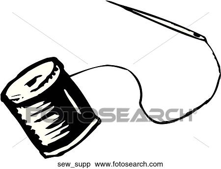 Sew Supply View Large Clip Art Graphic Clipart - Sew Supply. Fotosearch
