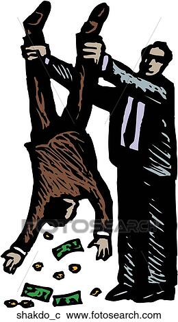 Clipart - Shakedown. Fotosearch