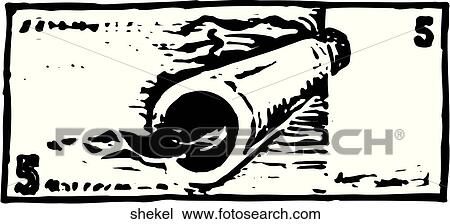 Clipart - Shekel. Fotosearch