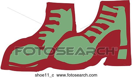 Clipart - Shoes 11. Fotosearch