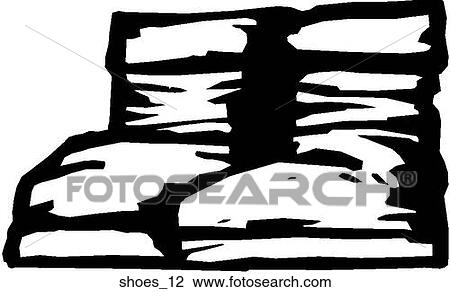 Shoes 12 View Large Clip Art Graphic Clipart - Shoes 12. Fotosearch