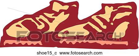 Shoes 15 View Large Clip Art Graphic Clipart - Shoes 15. Fotosearch