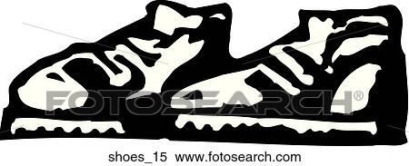 Shoes 15 View Large Clip Art Graphic Clipart - Shoes 15. Fotosearch