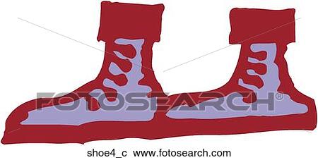 Clipart - Shoes 4. Fotosearch