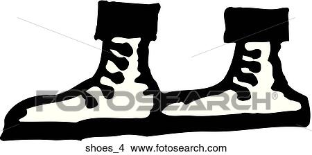 Clipart - Shoes 4. Fotosearch
