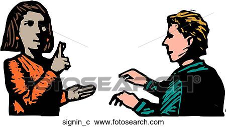 Signing View Large Clip Art Graphic Clipart - Signing. Fotosearch