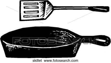 Skillet View Large Clip Art Graphic Clip Art - Skillet. Fotosearch